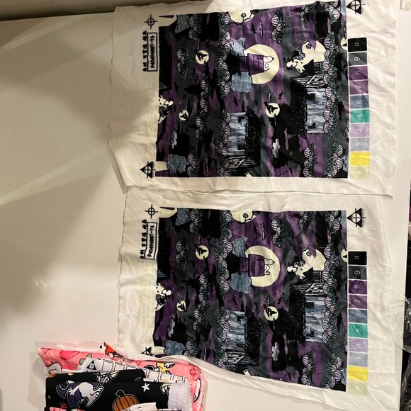 19 pc snoopy upcycled scrap fabric - bundle 4 - Picture 2 of 10